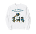 Busy Raising Baller Baseball Sweatshirt - Custom Art Print Men Women - T-Shirt, Sweatshirt, Hoodie