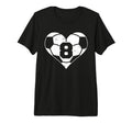 Soccer Number 8 Jersey Funny Soccer T-Shirt - Streetwear Style for Adults - T-Shirt, Sweatshirt, Hoodie