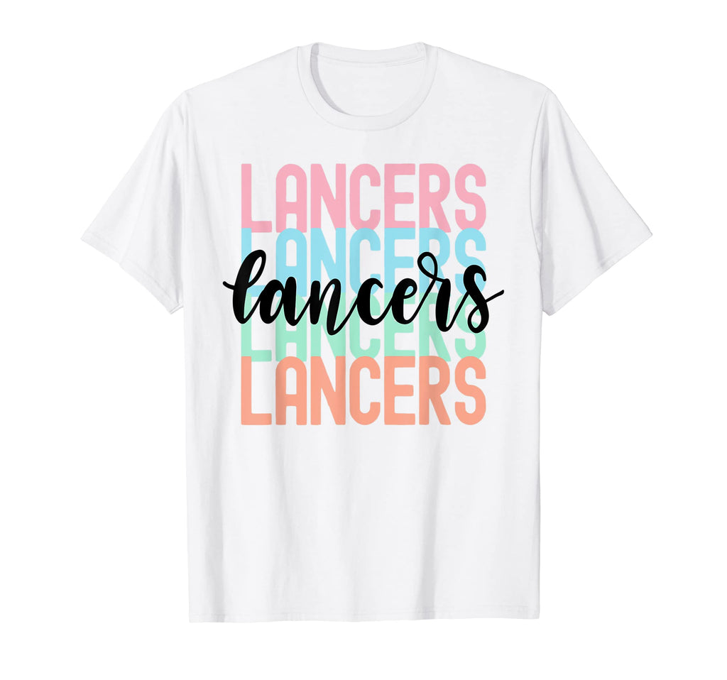 Lancers Team Mascot School Spirit Game T-Shirt - Aesthetic Graphic Unisex - T-Shirt, Sweatshirt, Hoodie
