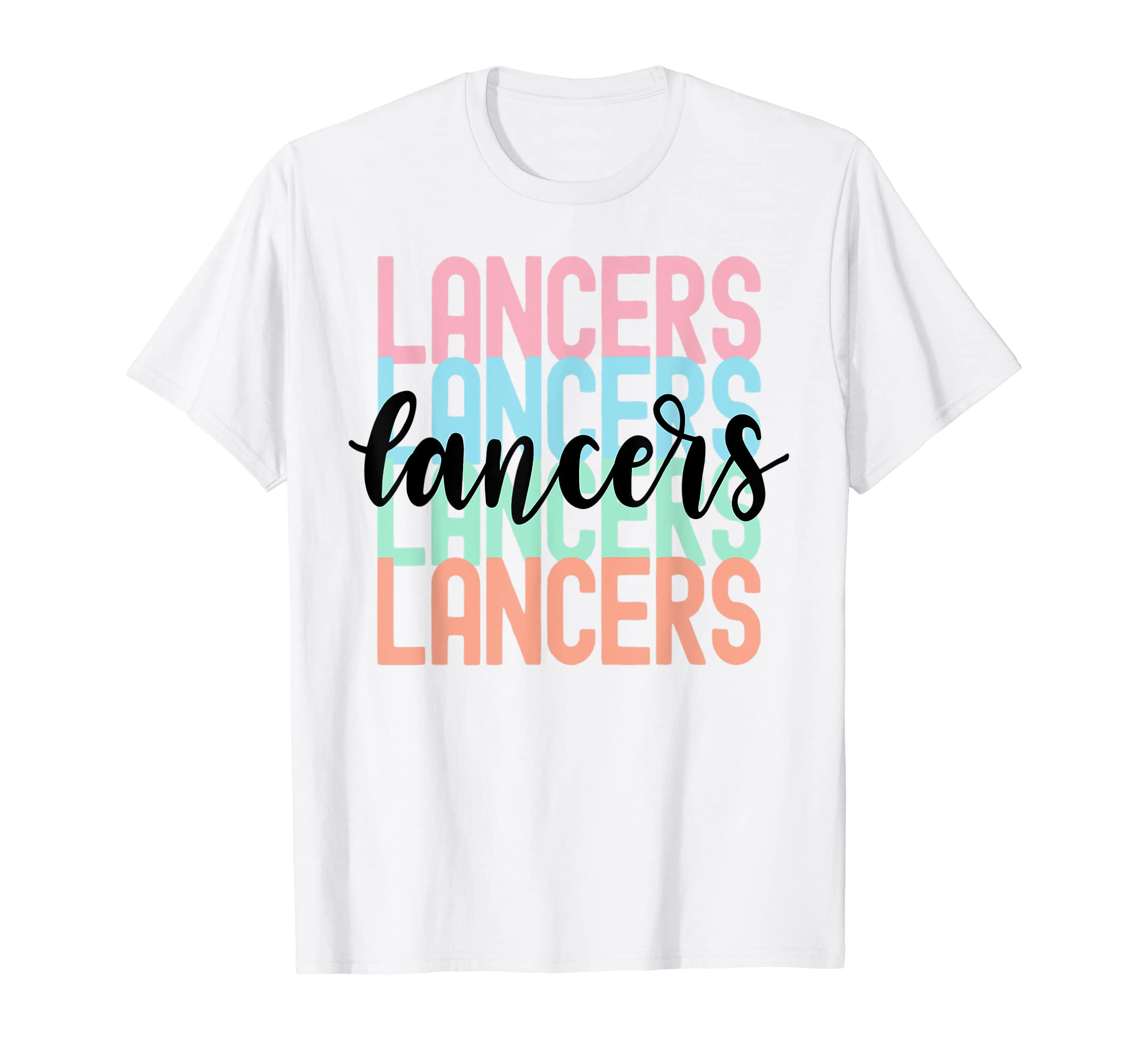 Lancers Team Mascot School Spirit Game T-Shirt - Aesthetic Graphic Unisex - T-Shirt, Sweatshirt, Hoodie