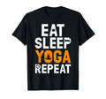 Eat Sleep Yoga Repeat T-Shirt - Aesthetic Graphic Unisex - T-Shirt, Sweatshirt, Hoodie
