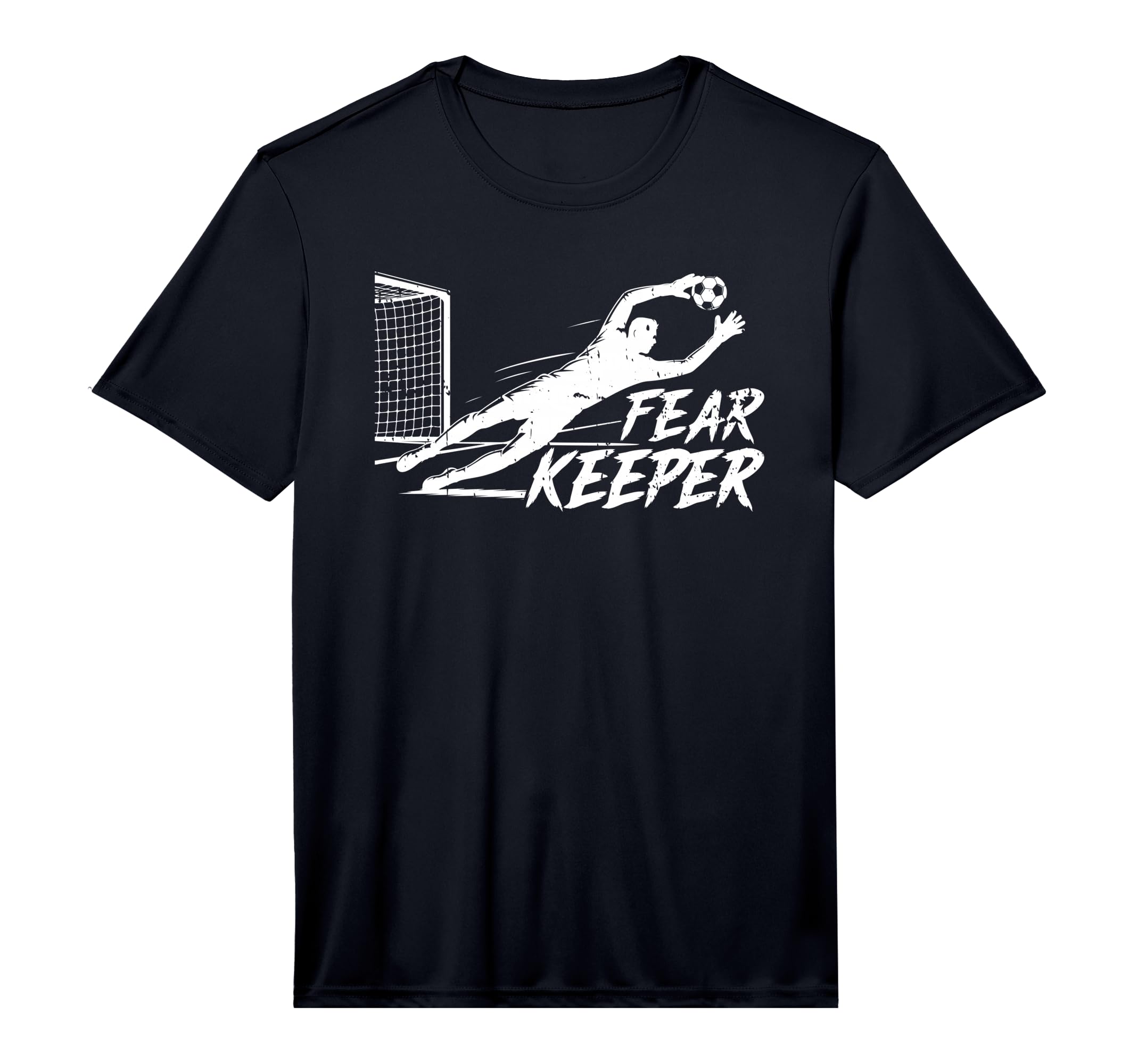 Mens Fear Keeper Soccer Goalie T-Shirt - Minimalist Print for Adults - T-Shirt, Sweatshirt, Hoodie