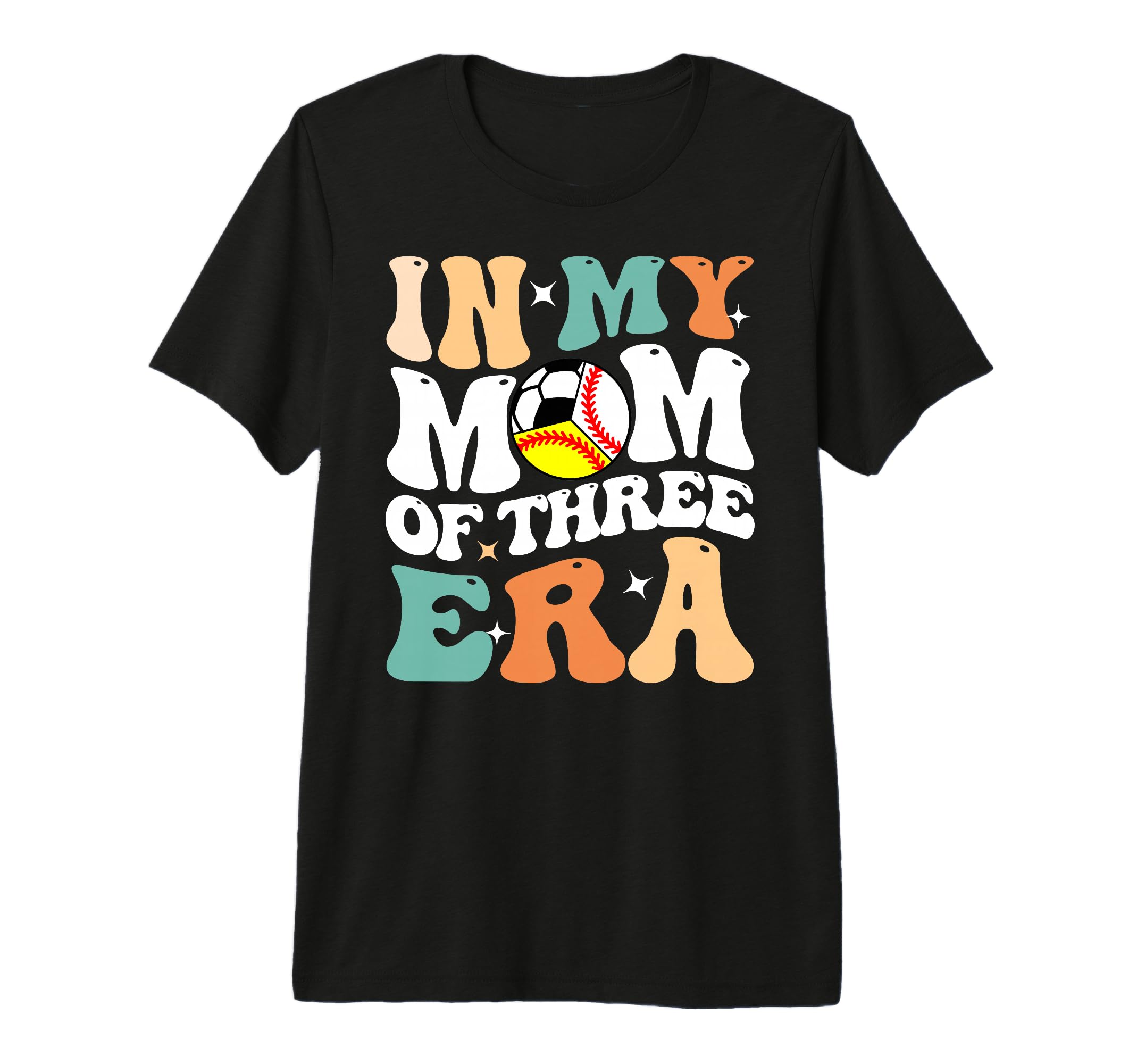 My Mom Three Era Funny Baseball Softball T-Shirt - Trendy Graphic Unisex - T-Shirt, Sweatshirt, Hoodie