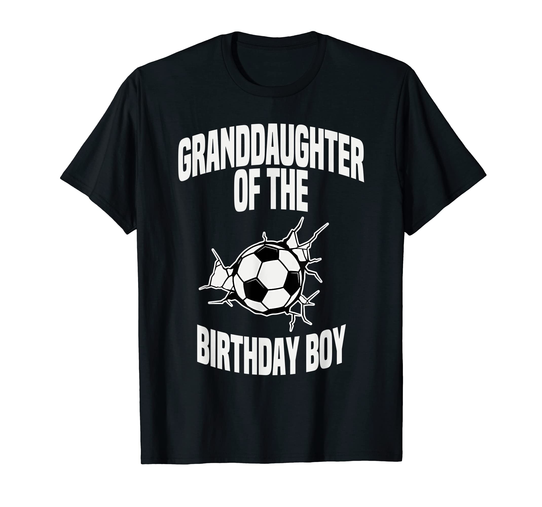 Granddaughter Birthday Soccer Team T-Shirt - Aesthetic Graphic Men Women - T-Shirt, Sweatshirt, Hoodie