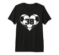 Soccer Number 38 Jersey Funny Soccer T-Shirt - Custom Art Print for Adults - T-Shirt, Sweatshirt, Hoodie