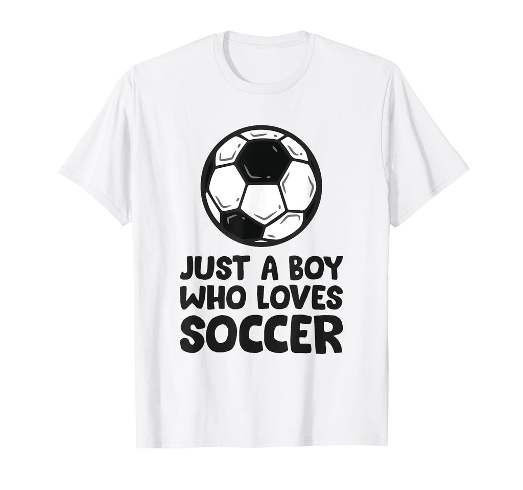 Just Who Loves Soccer T-Shirt - Fun Novelty Design for Adults - T-Shirt, Sweatshirt, Hoodie