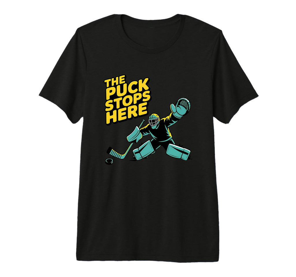 Hockey Player Puck Penalty Box T-Shirt - Aesthetic Graphic for Adults - T-Shirt, Sweatshirt, Hoodie
