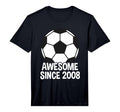Mens Awesome Since 2008 18Th Birthday T-Shirt - Trendy Graphic for Adults - T-Shirt, Sweatshirt, Hoodie