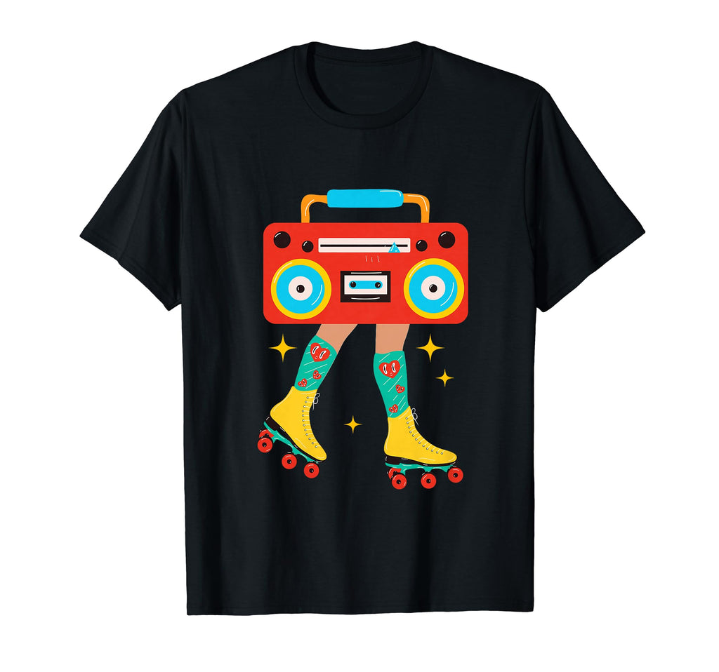 Rollerskates Funny 80S 90S Roller T-Shirt - Unique Graphic for Adults - T-Shirt, Sweatshirt, Hoodie
