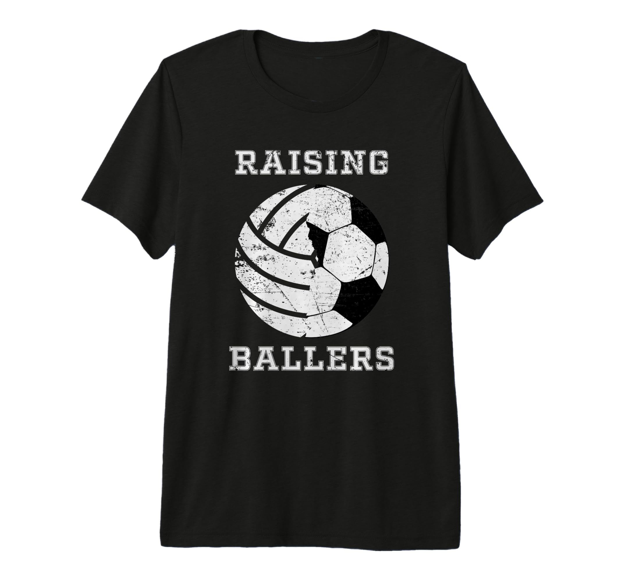 Mens Raising Ballers Soccer T-Shirt - Aesthetic Graphic for Adults - T-Shirt, Sweatshirt, Hoodie
