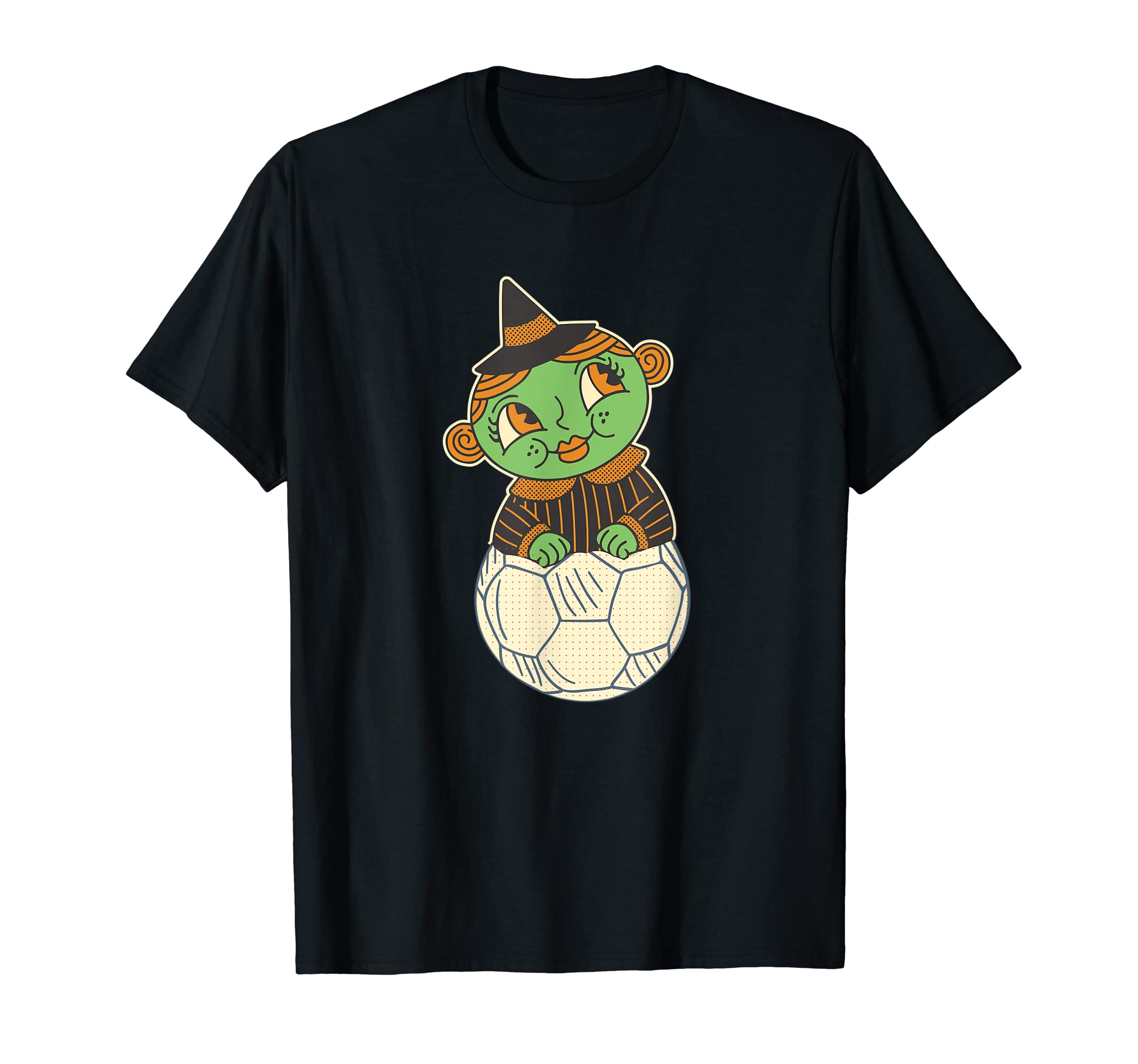 Halloween Witch Soccer T-Shirt - Fun Novelty Design Men Women - T-Shirt, Sweatshirt, Hoodie