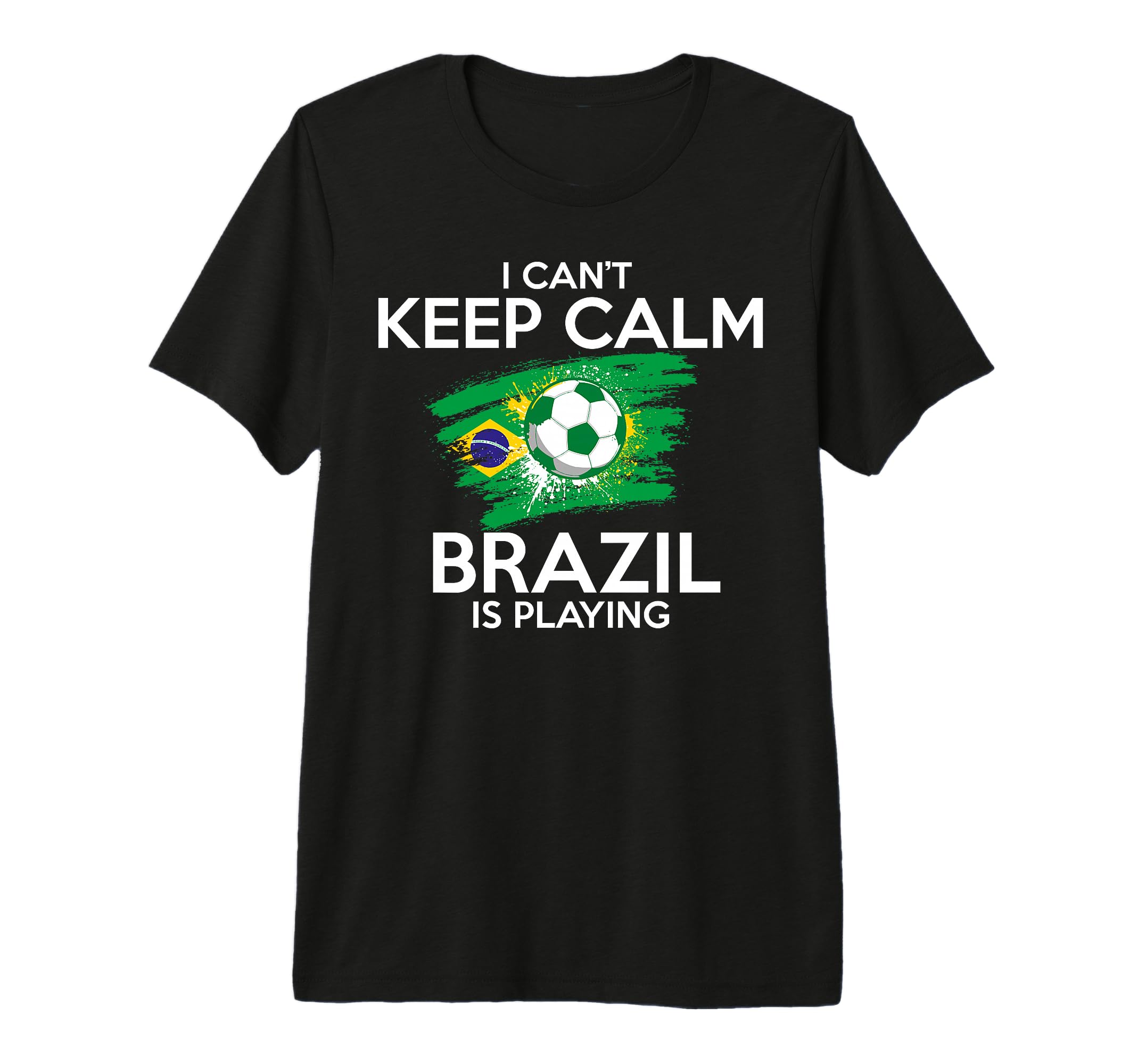 Brazil Soccer Football Game Player Fan T-Shirt - Minimalist Print Unisex - T-Shirt, Sweatshirt, Hoodie