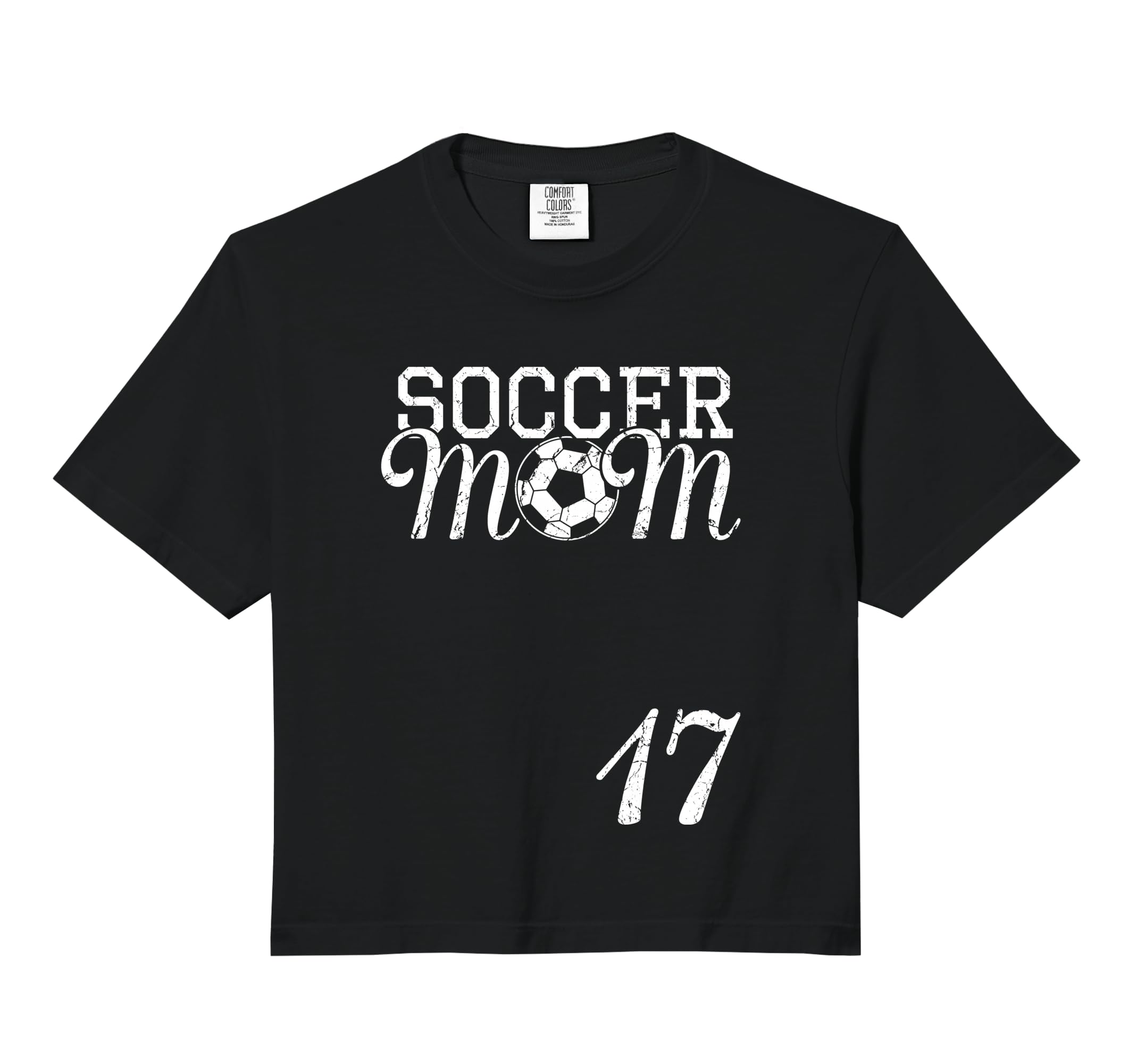 Soccer Mom Jersey Number 17 Sweatshirt - Fun Novelty Design for Adults - T-Shirt, Sweatshirt, Hoodie