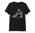 Field Hockey Goalkeeper Drawing Tri Blend T-Shirt - Graphic Print Unisex - T-Shirt, Sweatshirt, Hoodie