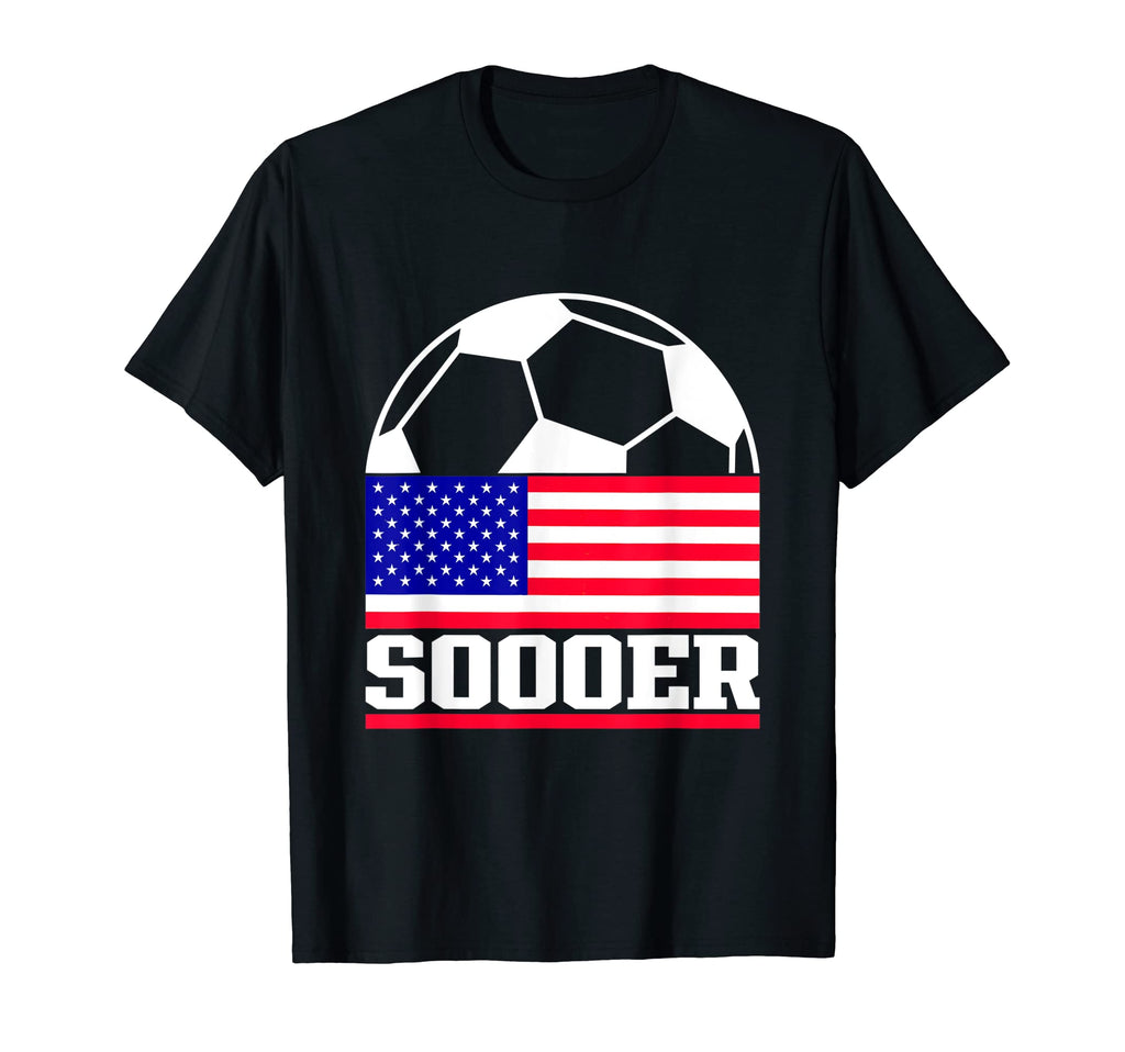 Soccer Player Usa Us American Flag T-Shirt - Novelty Apparel Men Women - T-Shirt, Sweatshirt, Hoodie