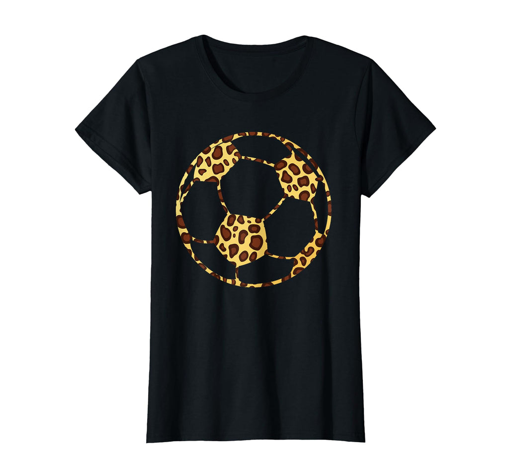 Soccerball Cheetah Leopard Pattern Sport T-Shirt - Novelty Apparel Unisex - T-Shirt, Sweatshirt, Hoodie
