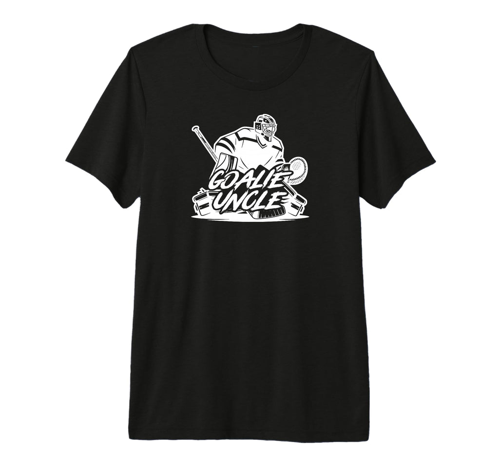 Mens Ice Hockey Goalie Uncle Hockey T-Shirt - Novelty Apparel for Adults - T-Shirt, Sweatshirt, Hoodie