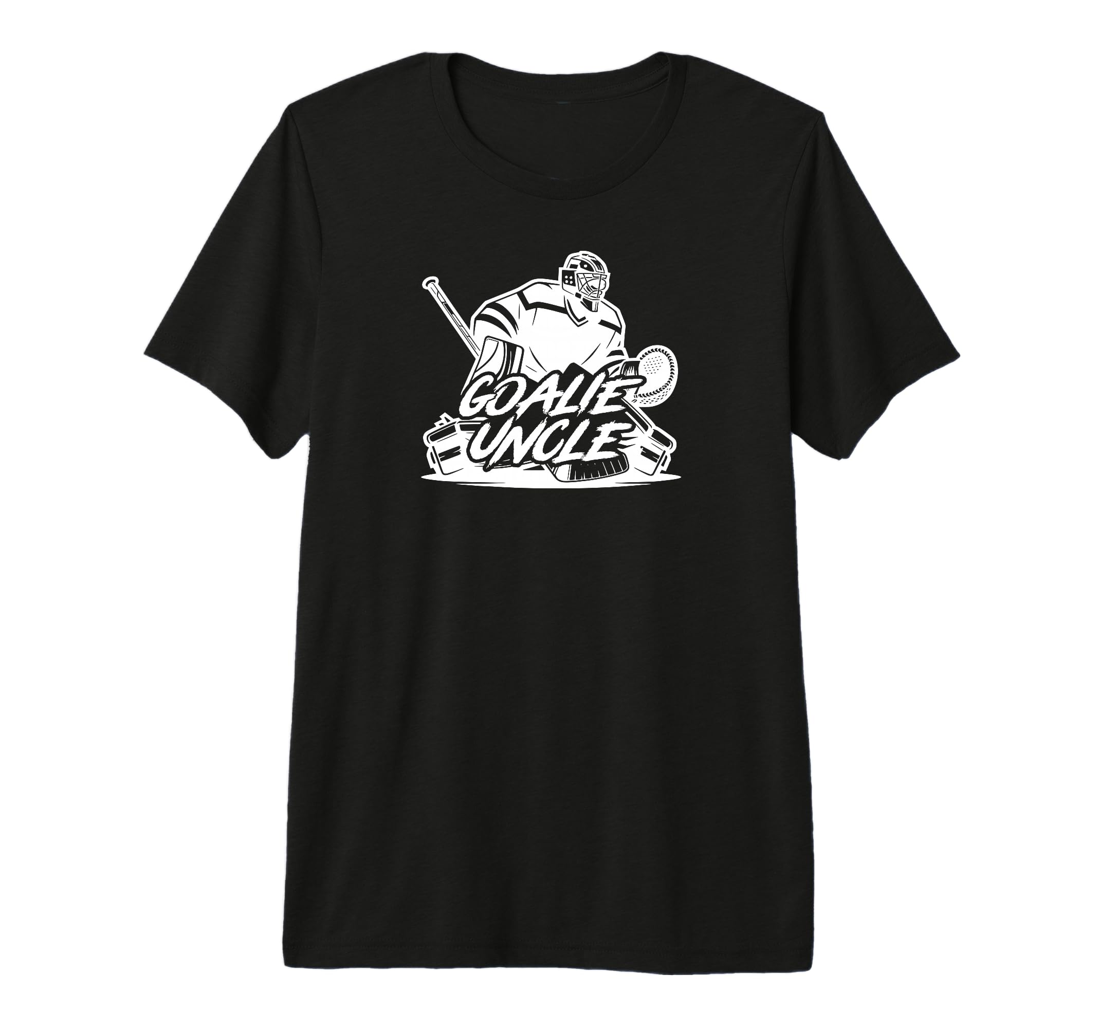 Mens Ice Hockey Goalie Uncle Hockey T-Shirt - Novelty Apparel for Adults - T-Shirt, Sweatshirt, Hoodie