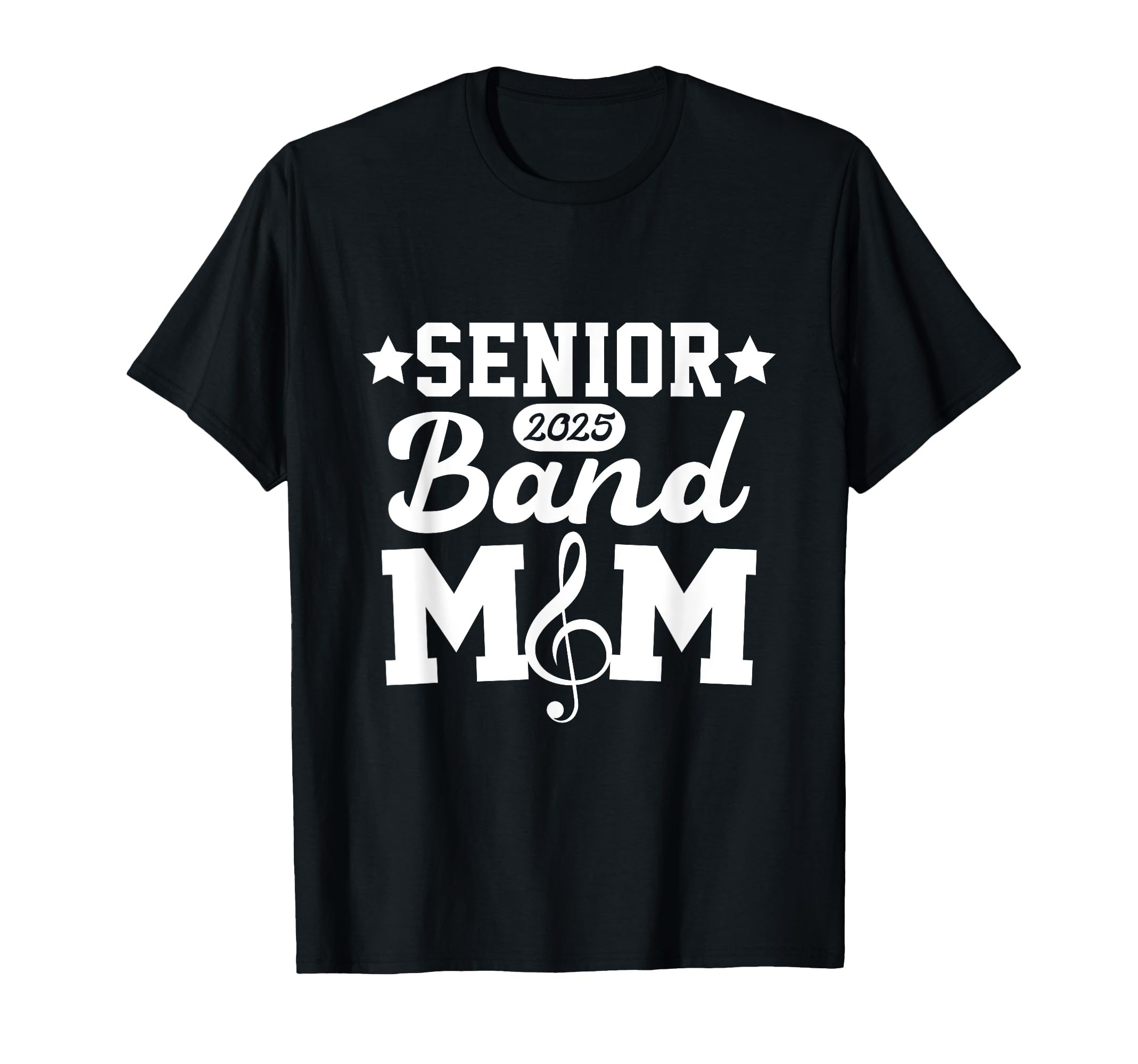 Senior Band Mom 2025 Marching Band T-Shirt - Trendy Graphic for Adults - T-Shirt, Sweatshirt, Hoodie