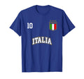 Italia Team Sports Number 10 Italy Soccer T-Shirt - Graphic Print Unisex - T-Shirt, Sweatshirt, Hoodie
