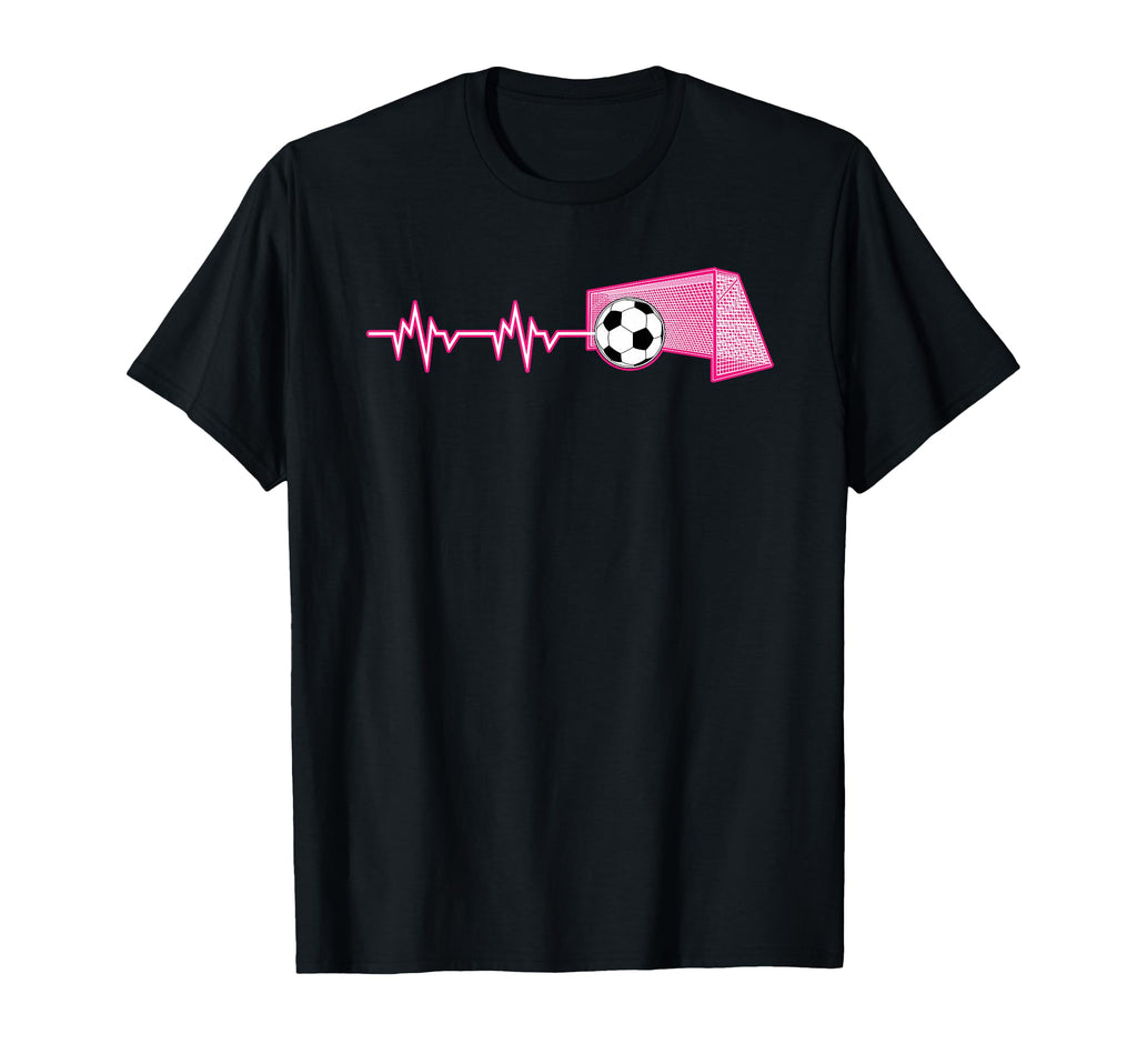 Heartbeat Football Soccer Goalie Soccer T-Shirt - Graphic Print for Adults - T-Shirt, Sweatshirt, Hoodie