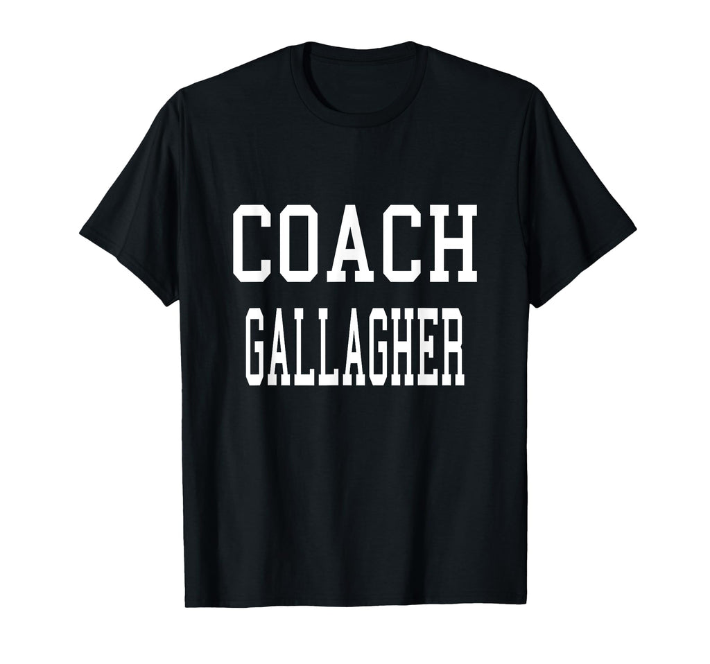 Coach Gallagher Custom Football Soccer T-Shirt - Unique Graphic Unisex - T-Shirt, Sweatshirt, Hoodie