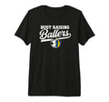 Mens Busy Raising Ballers Soccer T-Shirt - Minimalist Print for Adults - T-Shirt, Sweatshirt, Hoodie