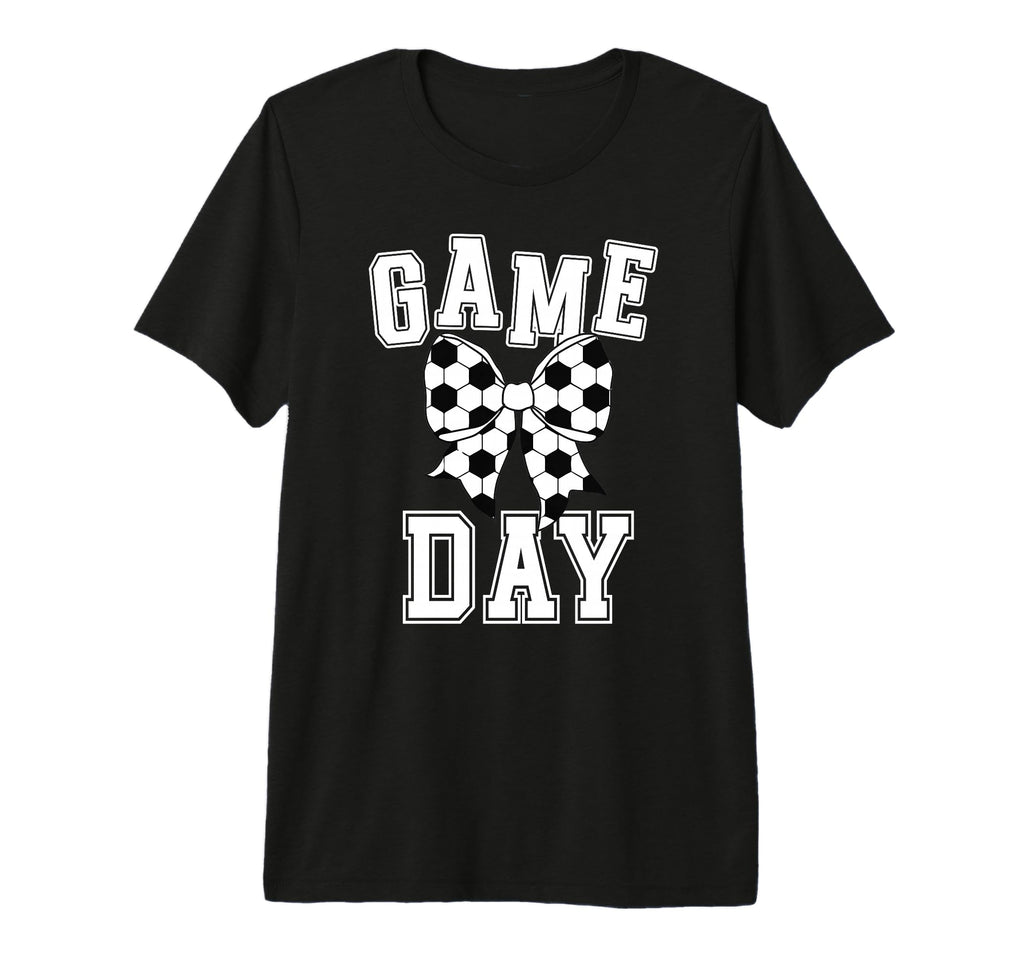 Game Day Soccer Game Day Coquette T-Shirt - Fun Novelty Design Men Women - T-Shirt, Sweatshirt, Hoodie