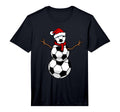 Funny Soccer Balls Santa Snowman T-Shirt - Novelty Apparel Unisex - T-Shirt, Sweatshirt, Hoodie