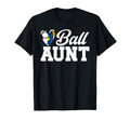 Ball Aunt Heart Volleyball Soccer Aunt T-Shirt - Trendy Graphic for Adults - T-Shirt, Sweatshirt, Hoodie