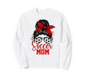 Soccer Mom Life Messy Bun Sports Sweatshirt - Aesthetic Graphic for Adults - T-Shirt, Sweatshirt, Hoodie