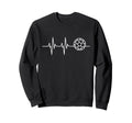 Heartbeat Soccer Ball Sweatshirt - Trendy Graphic for Adults - T-Shirt, Sweatshirt, Hoodie