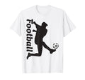 Football Soccer Player Kick Action T-Shirt - Fun Novelty Design Men Women - T-Shirt, Sweatshirt, Hoodie