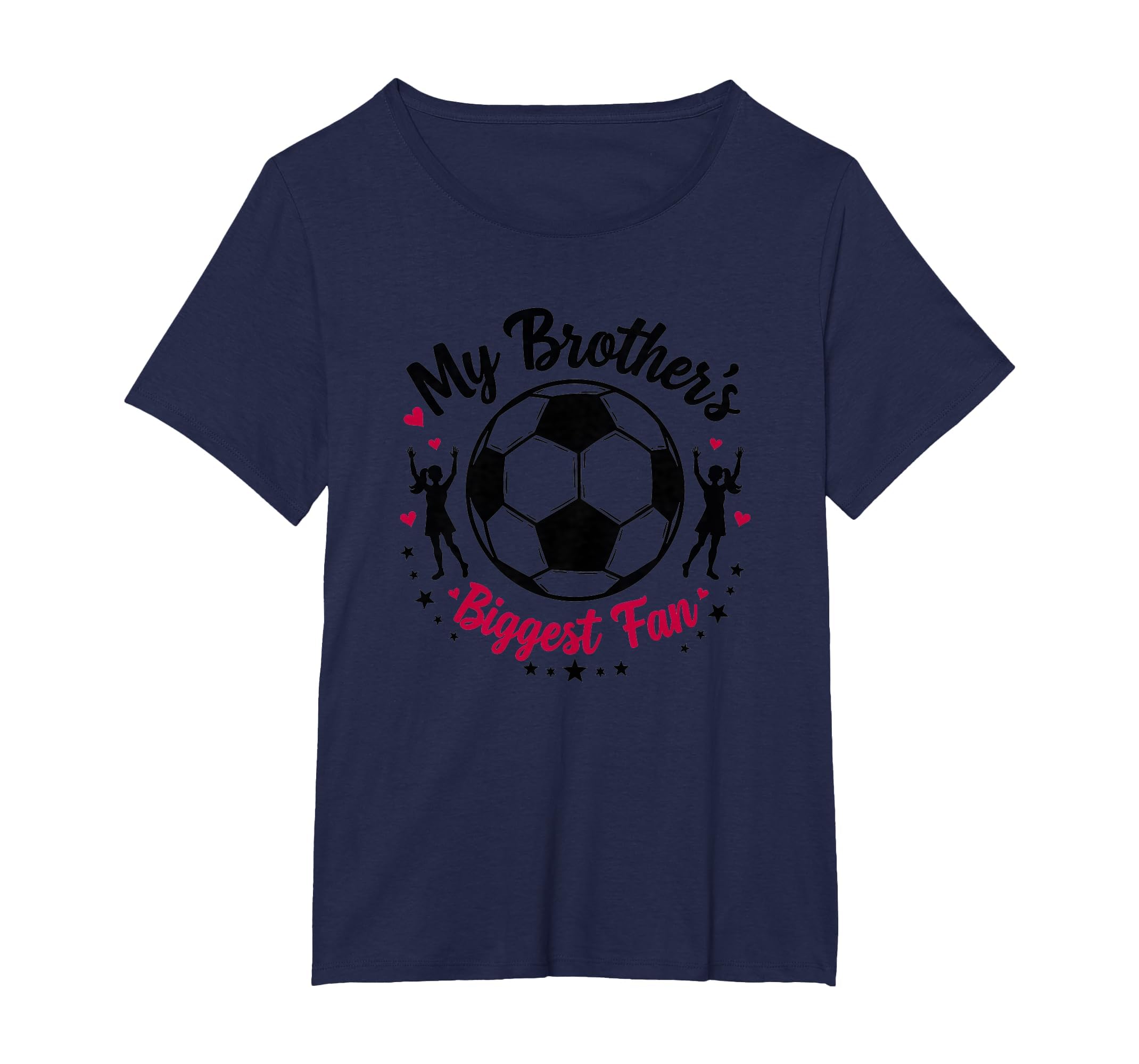 Soccer Sister My Brothers Biggest Fan T-Shirt - Custom Art Print Unisex - T-Shirt, Sweatshirt, Hoodie