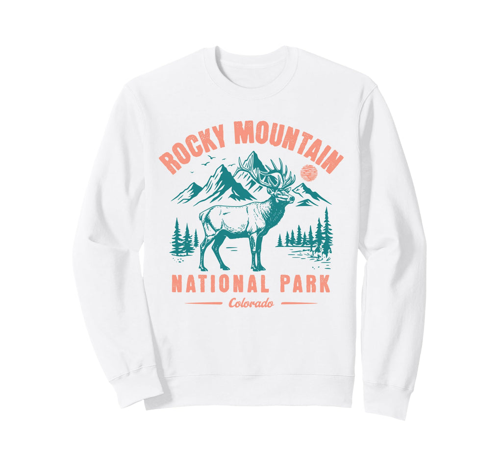 Rocky Mountain National Park Colorado Sweatshirt - Custom Art Print Unisex - T-Shirt, Sweatshirt, Hoodie