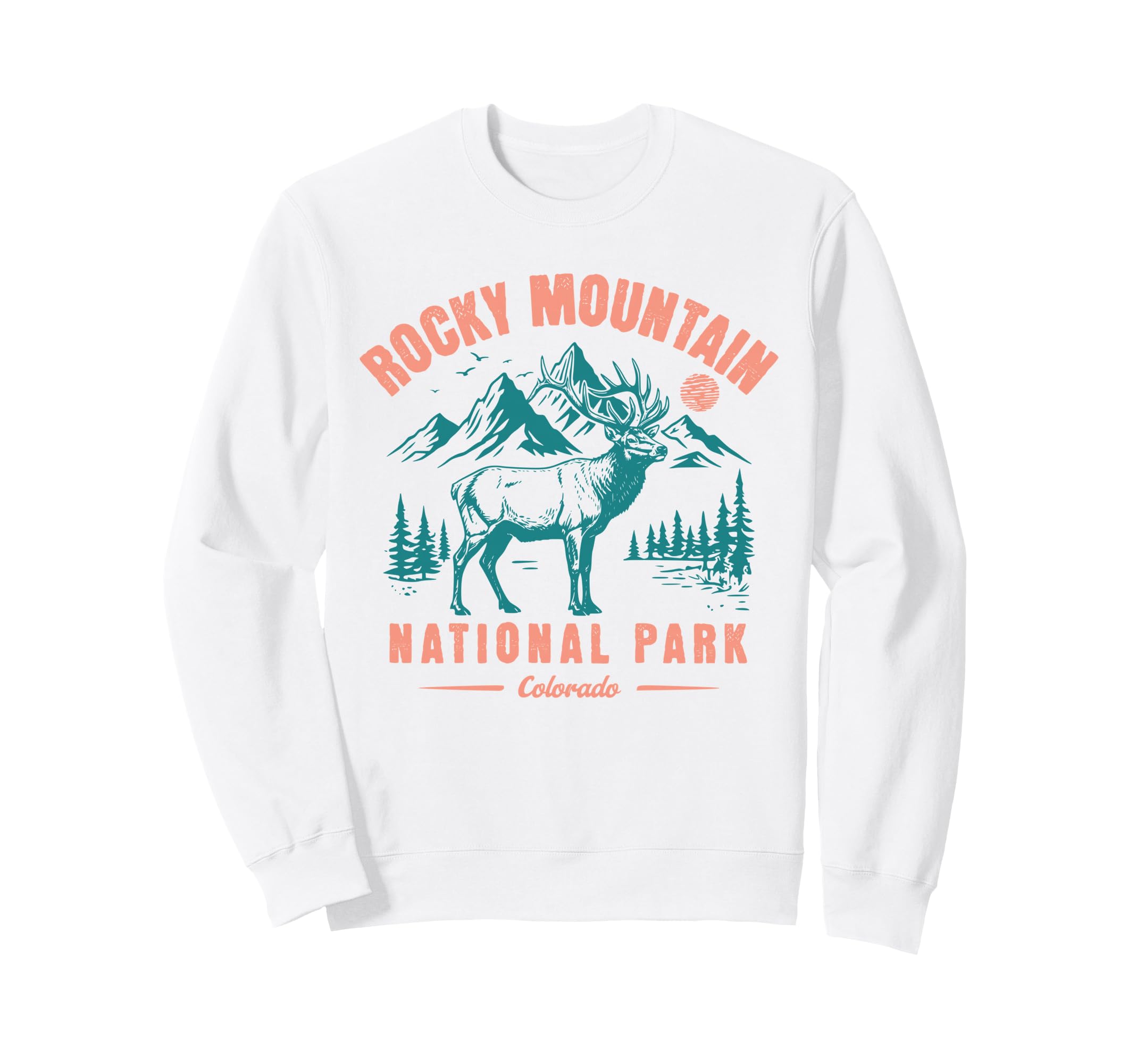 Rocky Mountain National Park Colorado Sweatshirt - Custom Art Print Unisex - T-Shirt, Sweatshirt, Hoodie