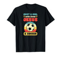 Just Who Loves Jesus And Soccer Christian T-Shirt - Minimalist Print Unisex - T-Shirt, Sweatshirt, Hoodie