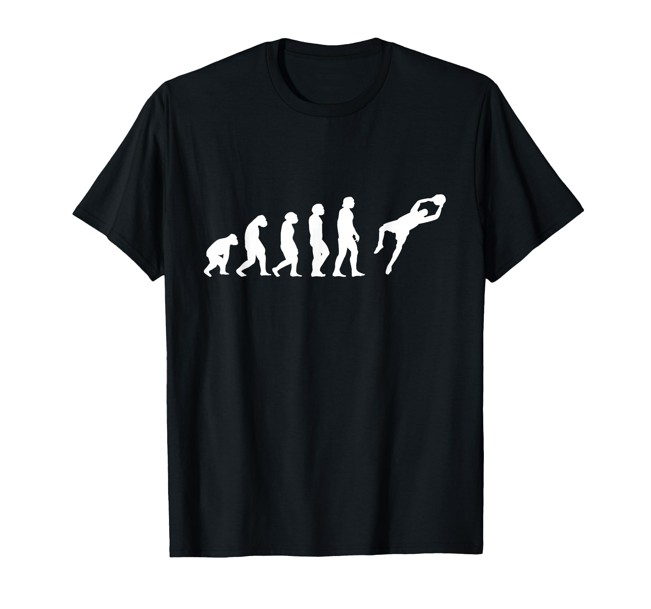 Soccer Goalie Evolution Goalkeeper T-Shirt - Minimalist Print Men Women - T-Shirt, Sweatshirt, Hoodie