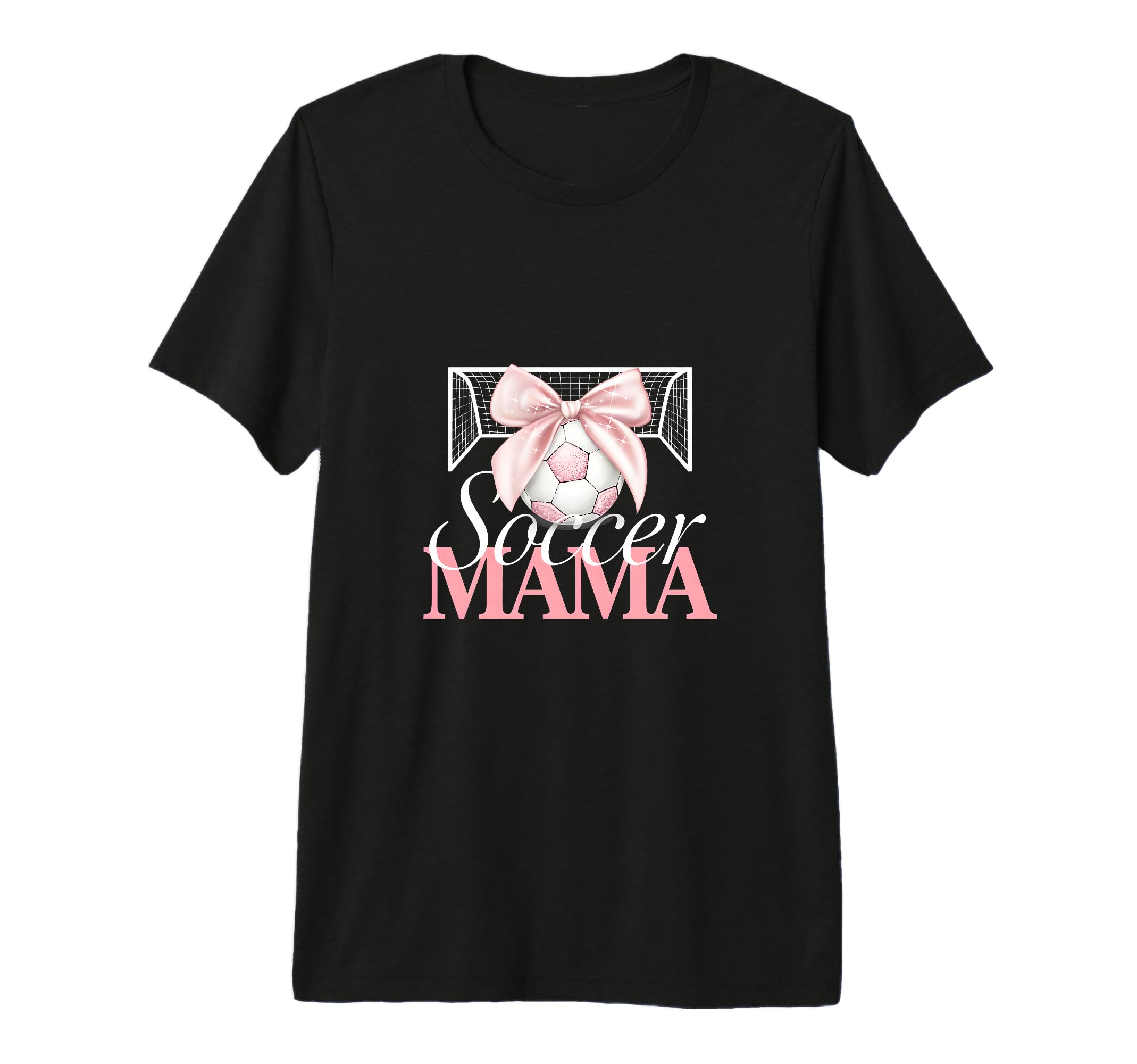 Soccer Mama Bow Soccer Mom Club T-Shirt - Aesthetic Graphic for Adults - T-Shirt, Sweatshirt, Hoodie