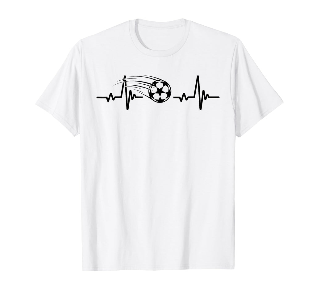 Soccer Heartbeat Tees Soccer Ball T-Shirt - Unique Graphic Men Women - T-Shirt, Sweatshirt, Hoodie