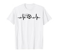 Soccer Heartbeat Tees Soccer Ball T-Shirt - Unique Graphic Men Women - T-Shirt, Sweatshirt, Hoodie