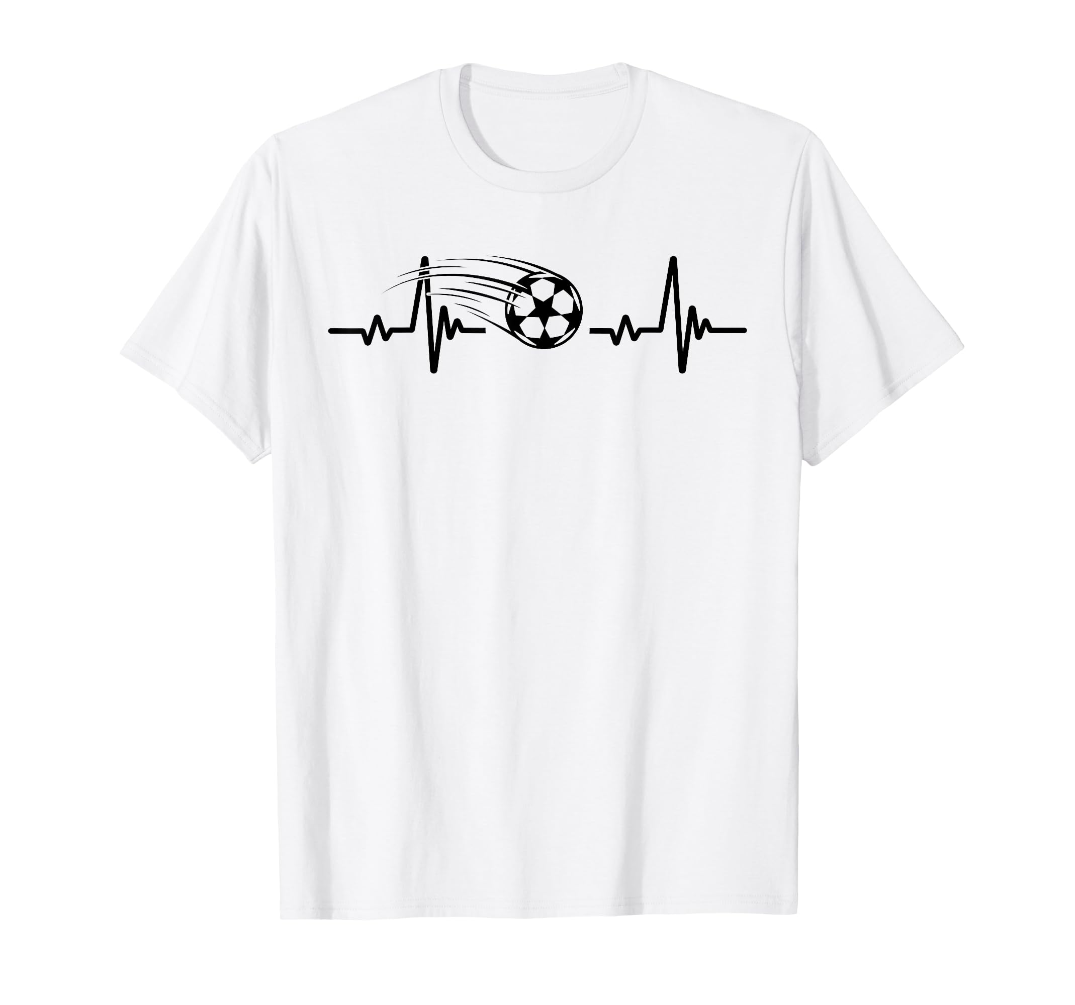 Soccer Heartbeat Tees Soccer Ball T-Shirt - Unique Graphic Men Women - T-Shirt, Sweatshirt, Hoodie
