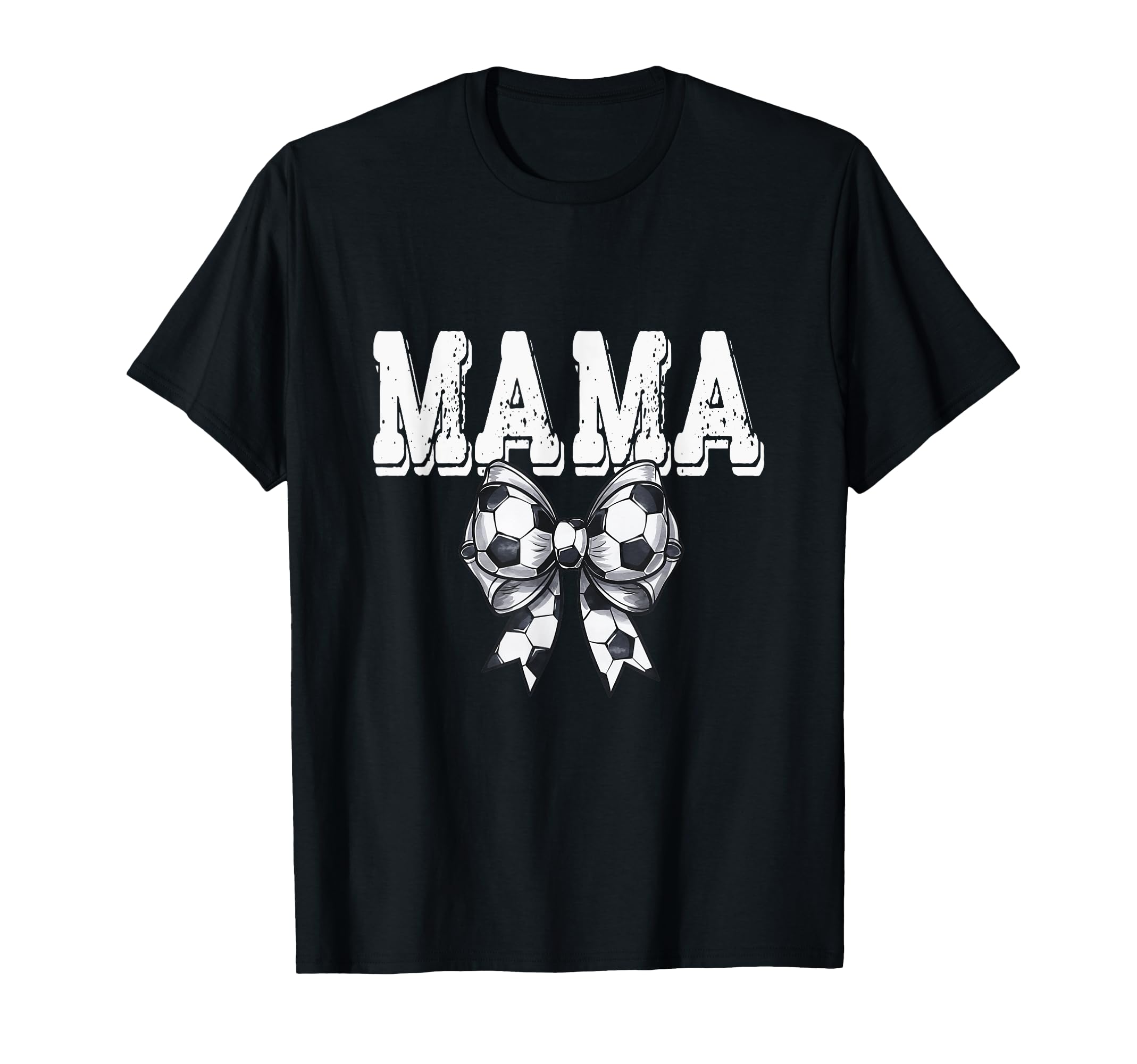 Coquette Soccer Bow Mama Sister T-Shirt - Fun Novelty Design for Adults - T-Shirt, Sweatshirt, Hoodie