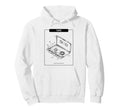 Tape Music Makes My Heart Beat Cassette Hoodie - Novelty Apparel for Adults - T-Shirt, Sweatshirt, Hoodie