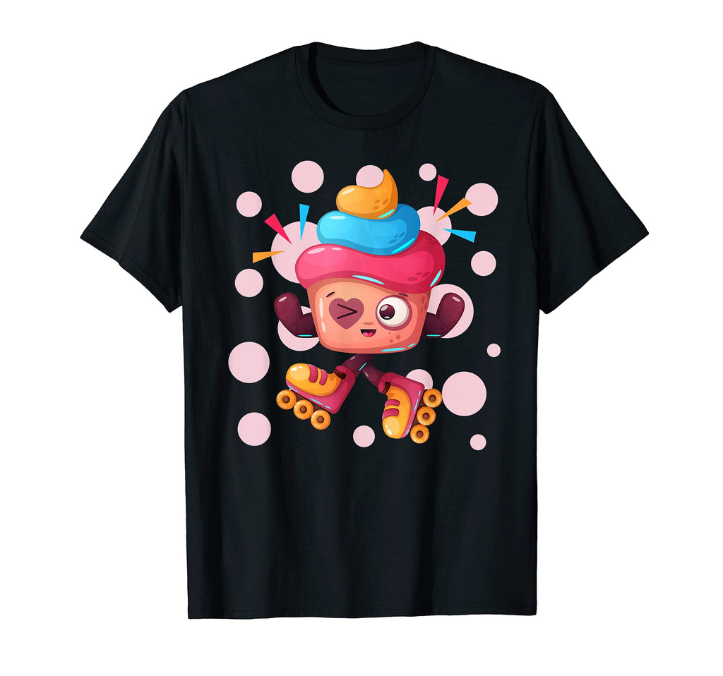 Roller Skater Skating 70S 80S Skates T-Shirt - Novelty Apparel for Adults - T-Shirt, Sweatshirt, Hoodie