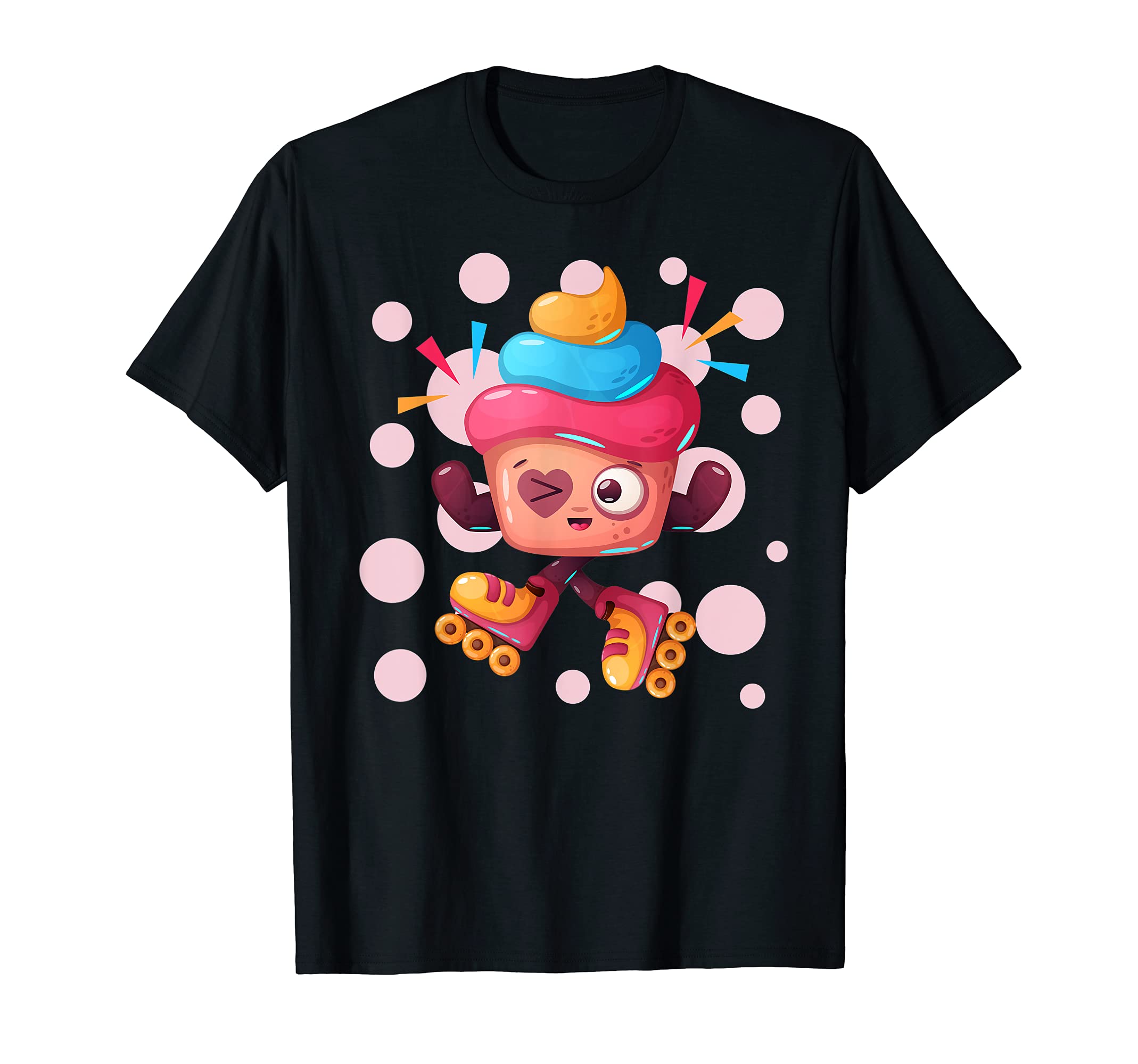 Roller Skater Skating 70S 80S Skates T-Shirt - Novelty Apparel for Adults - T-Shirt, Sweatshirt, Hoodie