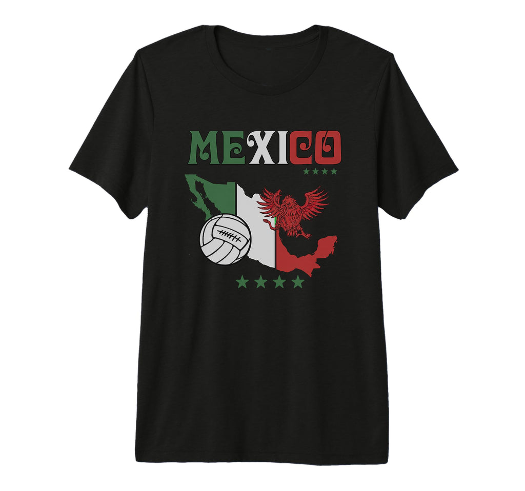 Mexico Flag Map Soccer Tri Blend T-Shirt - Casual Everyday Wear for Adults - T-Shirt, Sweatshirt, Hoodie
