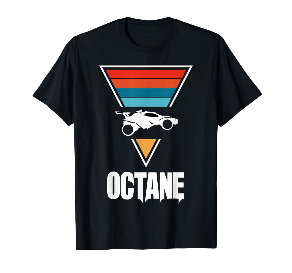Octane Rocket Soccer Sunset Distressed T-Shirt - Graphic Print for Adults - T-Shirt, Sweatshirt, Hoodie