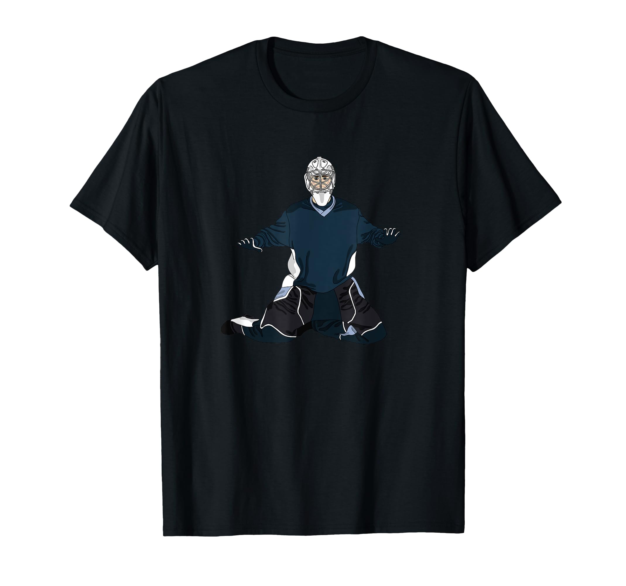 Floorball Hockey Goalkeeper T-Shirt - Fun Novelty Design for Adults - T-Shirt, Sweatshirt, Hoodie