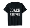 Coach Shaffer Custom Football Soccer T-Shirt - Trendy Graphic for Adults - T-Shirt, Sweatshirt, Hoodie
